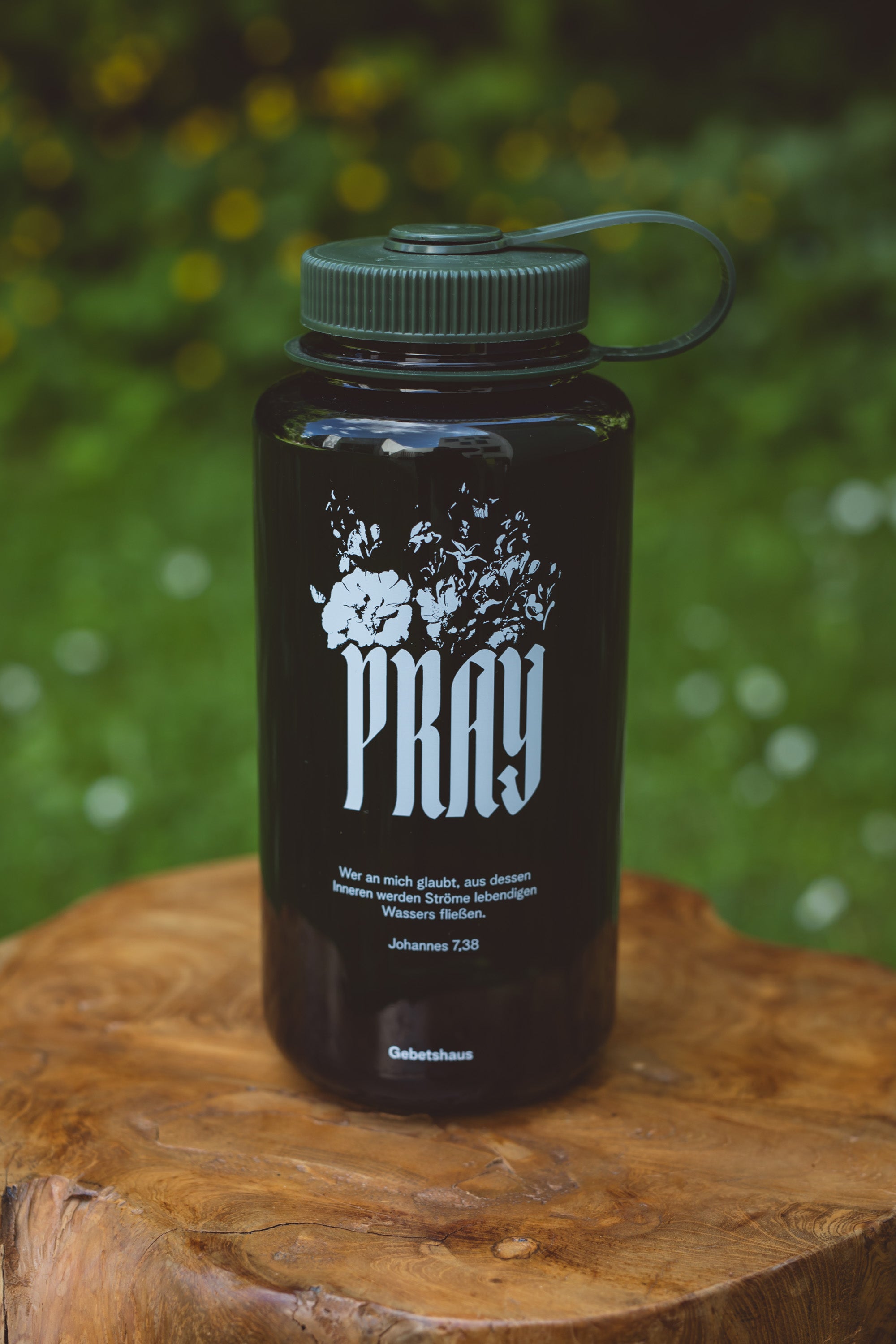Trinkflasche | pray | grün