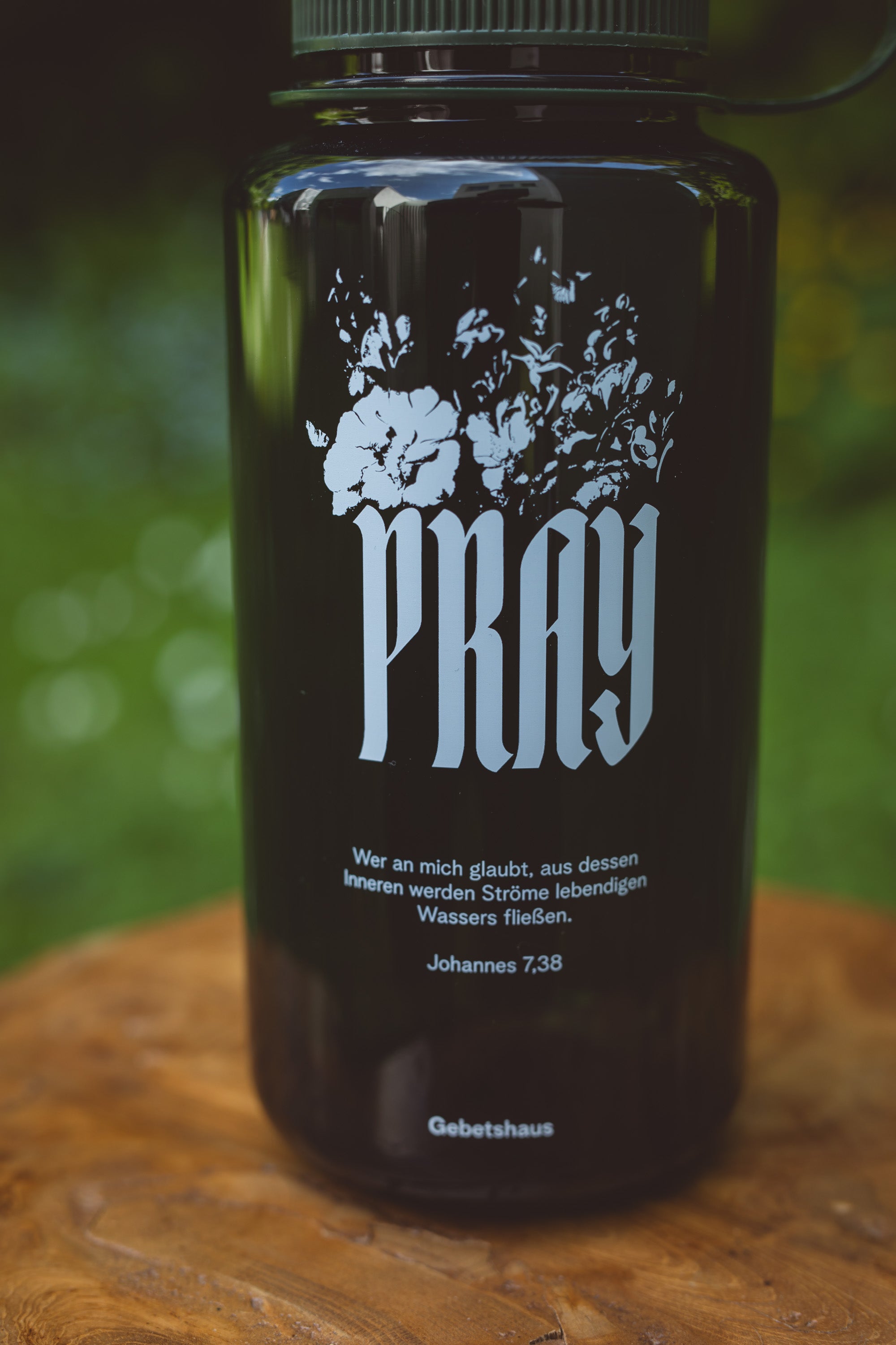 Trinkflasche | pray | grün