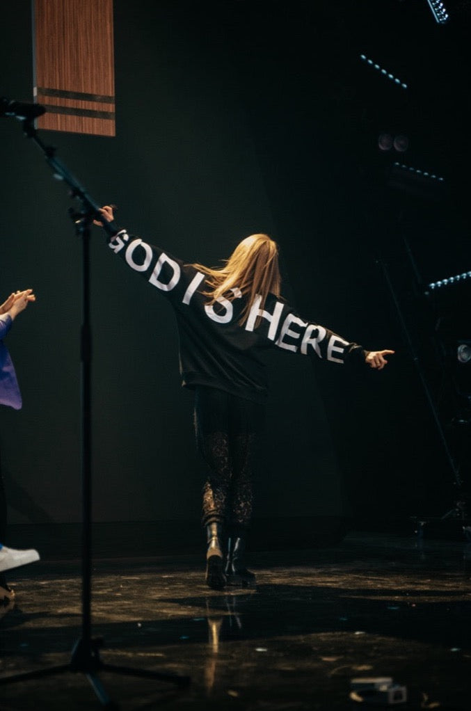 Sweater | GOD IS HERE | black Edition 2025