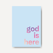 Postkarte | god is here