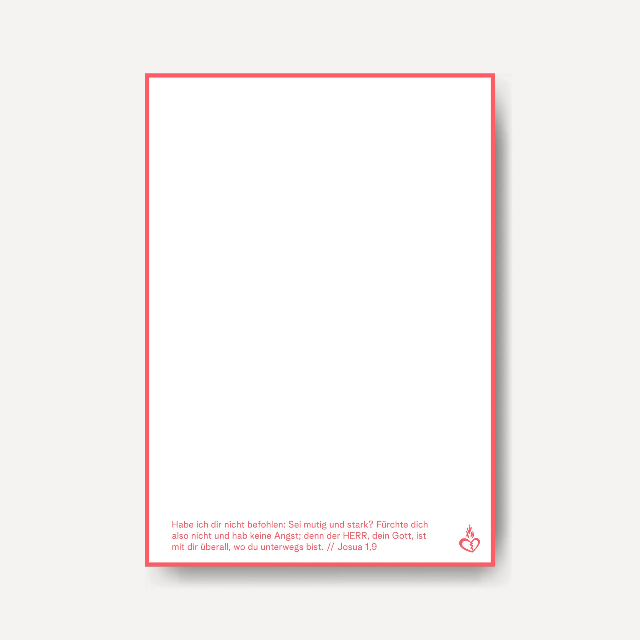 Postkarte | mutig und stark