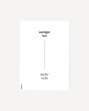 Poster 2 in1 | abba - weniger tun, mehr sein - Gebetshaus Augsburg | Shop