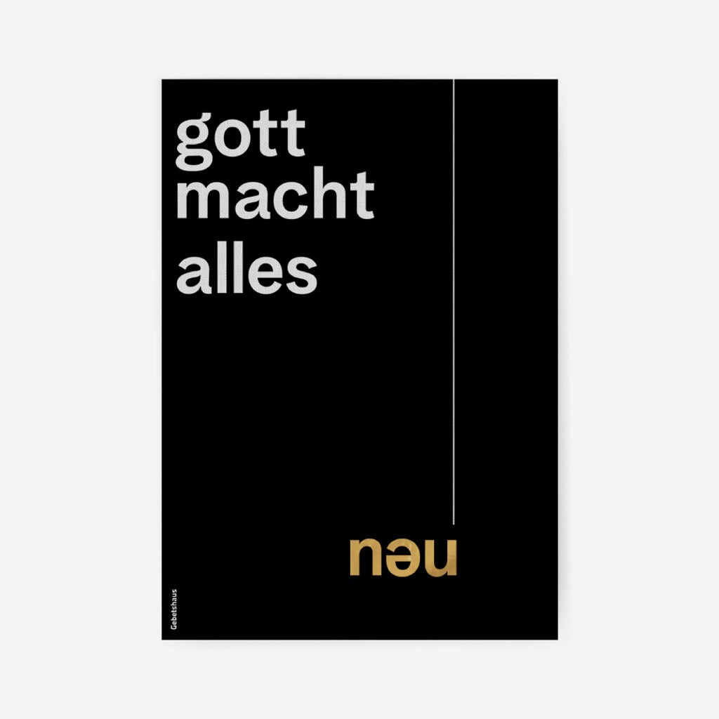 Poster | Gott macht alles neu - Gebetshaus Augsburg | Shop