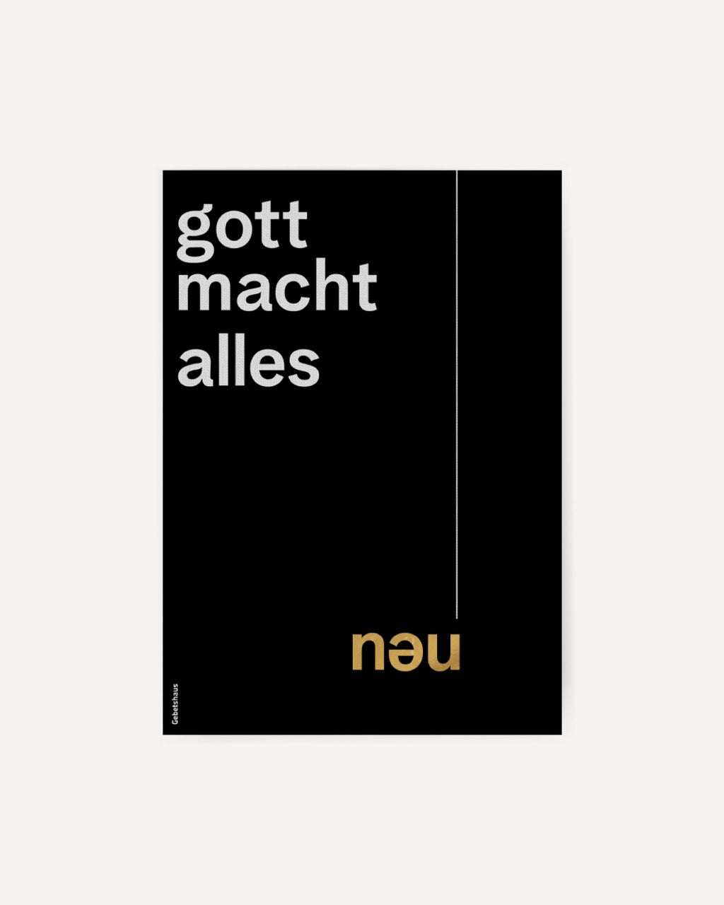 Poster | Gott macht alles neu - Gebetshaus Augsburg | Shop