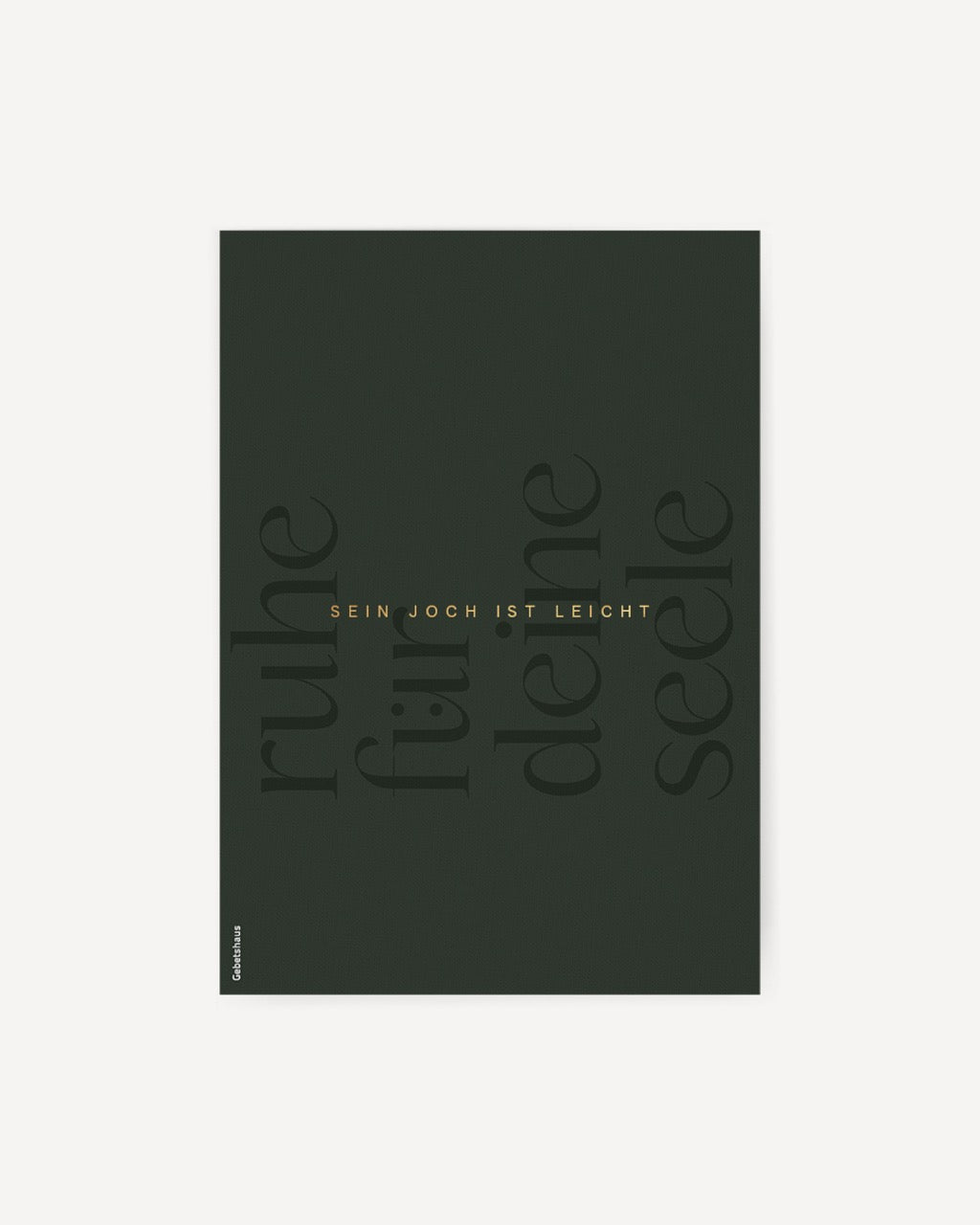 Poster | sein Joch ist leicht - Gebetshaus Augsburg | Shop