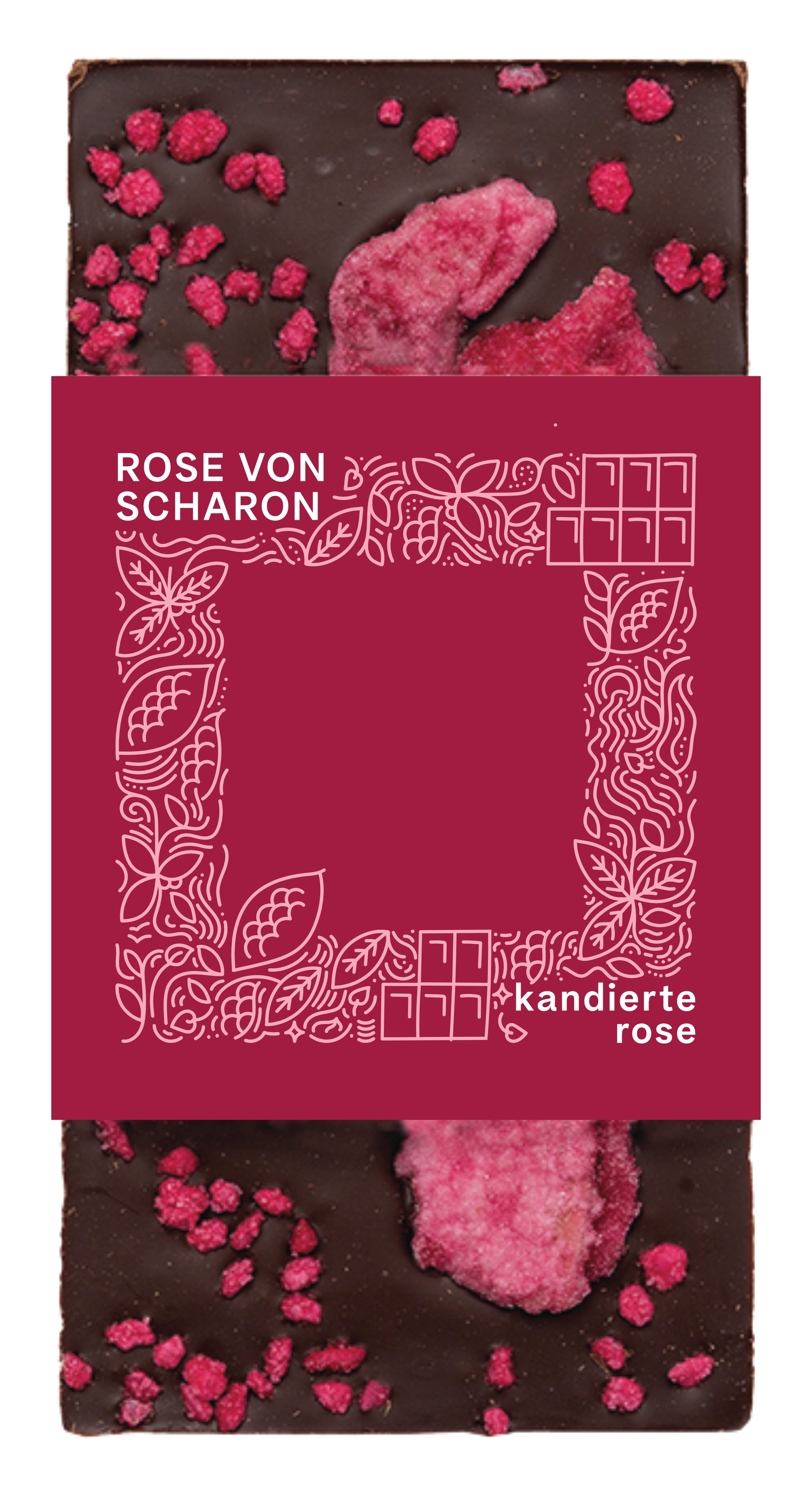 Schokolade | Rose von Scharon - kandierte Rose
